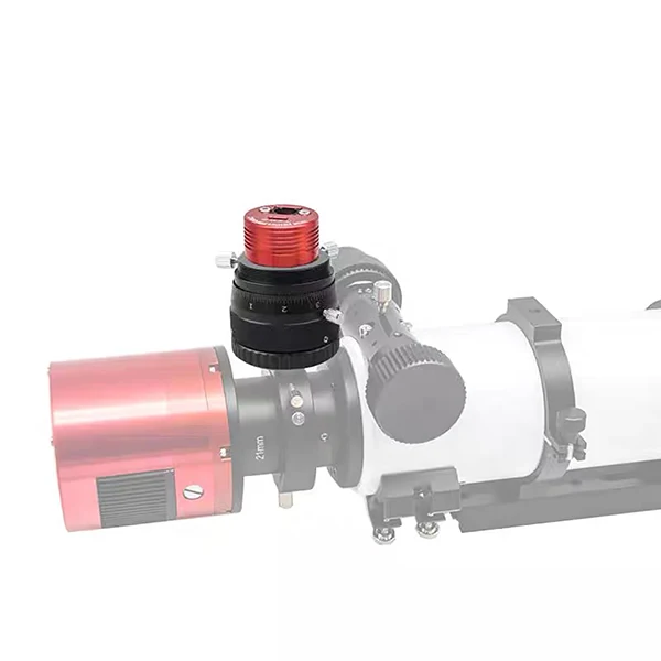 LAIDA1.25" Double Helical Focuser for ZWO QHY Off-Axis Guider OAG Deep-Sky Imaging Black LD2071D