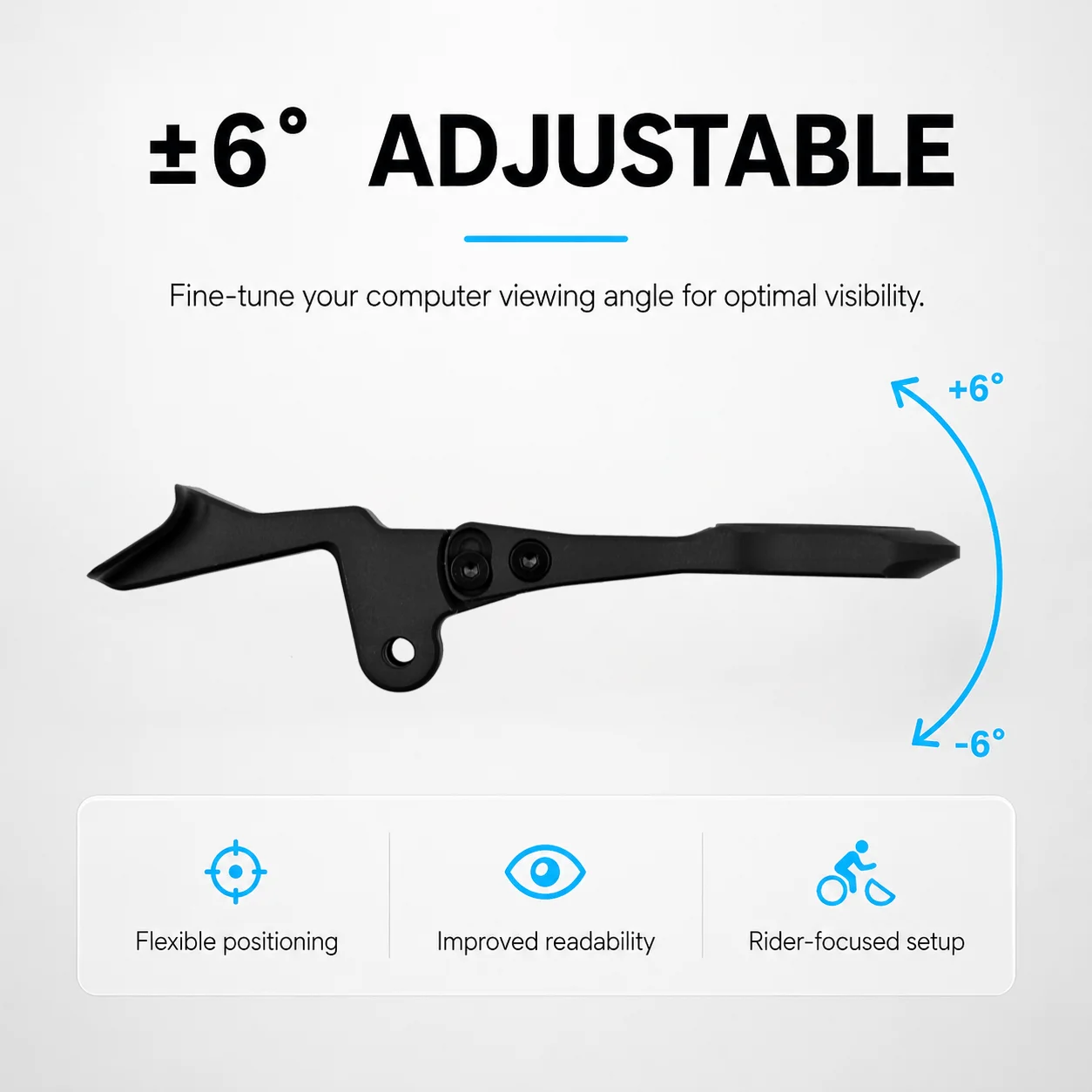 ULLICYC For Y1RS CCY1 Integrated Handlebar Computer Mount Compatible With Gopro/GPS/Garmin/Bryton/Wahoo Aluminum Alloy