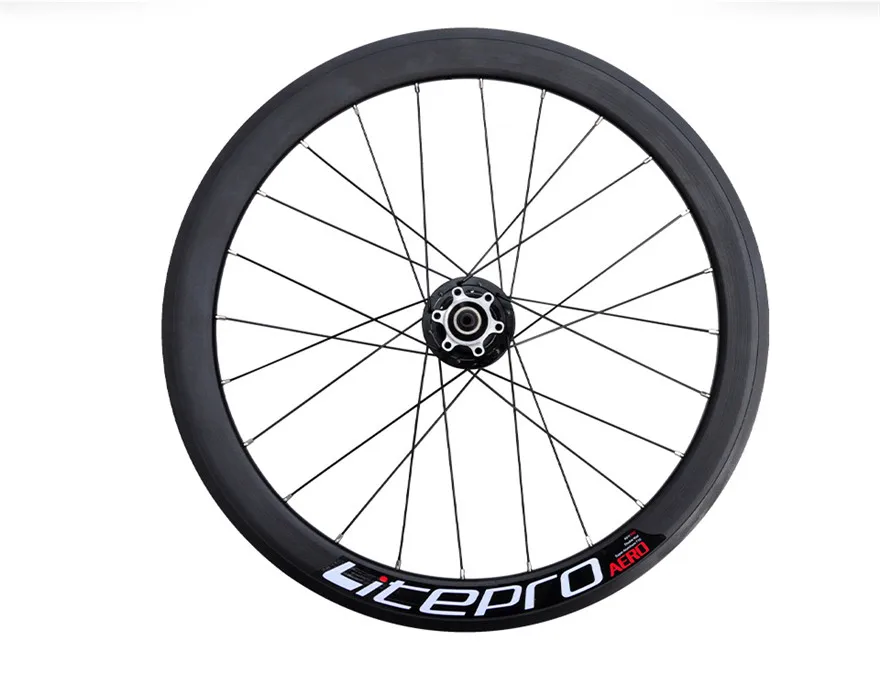 Litepro S42 AERO Folding Bike 20 Inch 406/451 V Disc Brake 11 Speed Wheelset 4 Sealed Bearing Alloy Wheels BMX Bicycle Rims