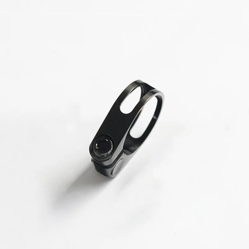 Bicycle seat clamp titanium 31.8/34.9mm ultra-light lock on seatpost clip