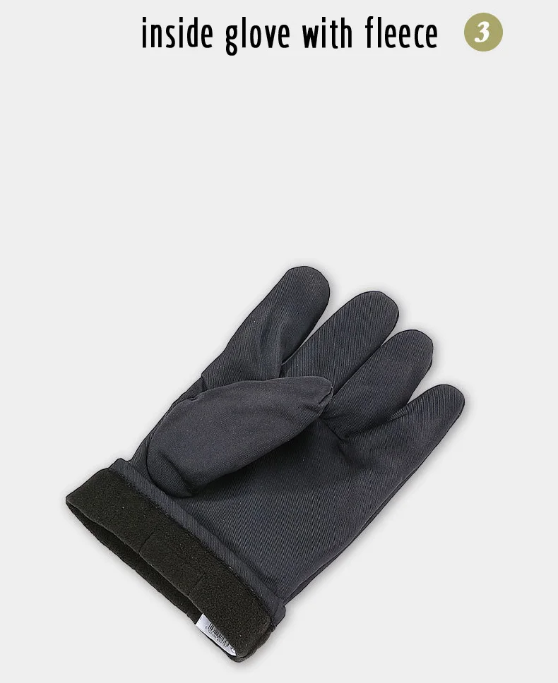 Campingmoon Flame Retardant Heat Insulation Leather High Temperature Outdoor Camping Picnic BBQ Gloves