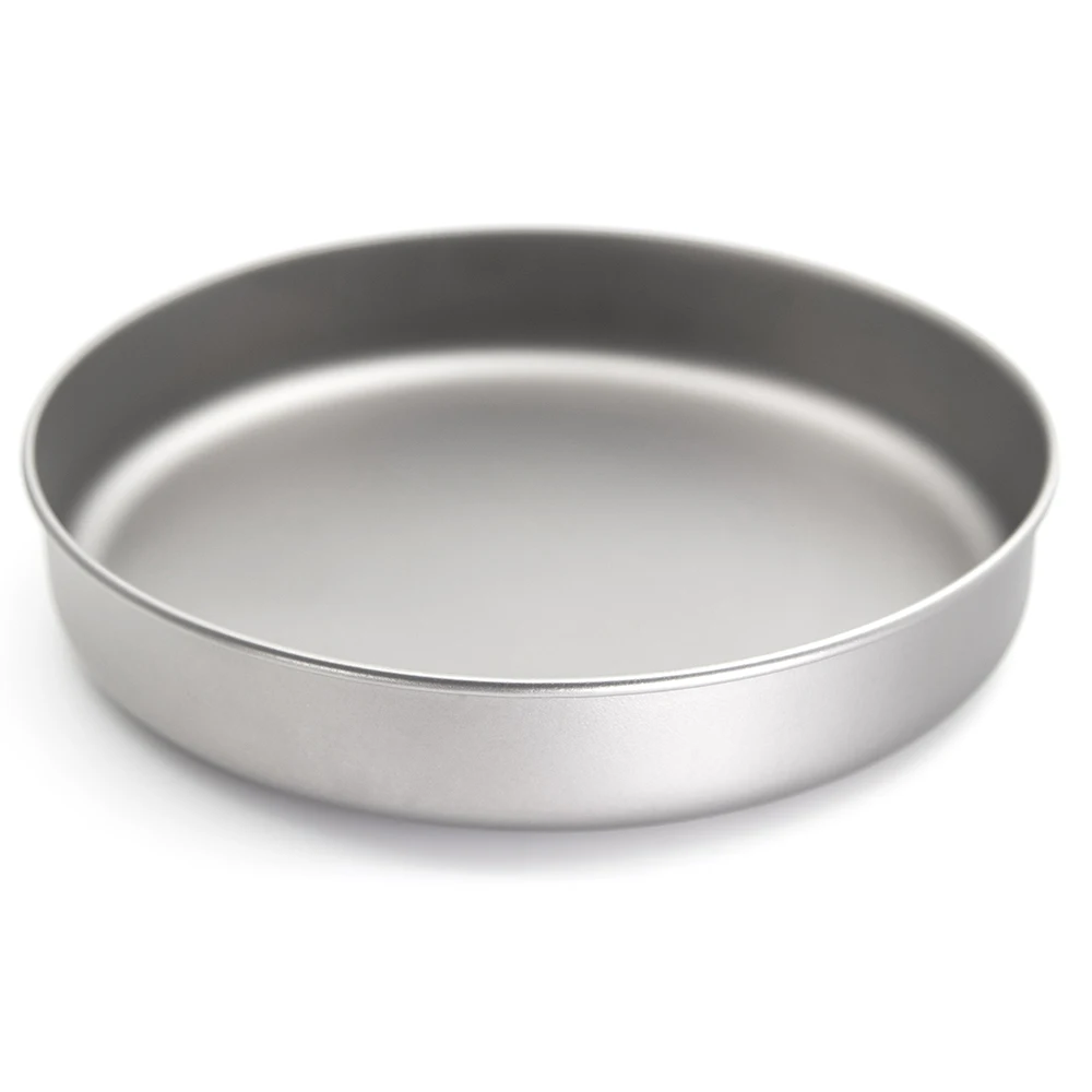 750ml/1000ml Ultralight Titanium Frypan Outdoor Camping Hiking Tableware Cookware Picnic Cooking Frying Pan 2023