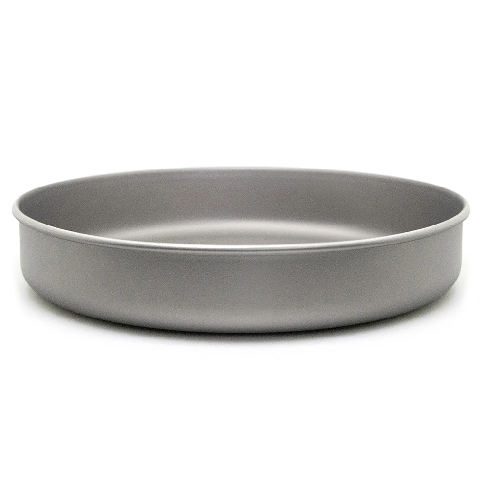 750ml/1000ml Ultralight Titanium Frypan Outdoor Camping Hiking Tableware Cookware Picnic Cooking Frying Pan 2023