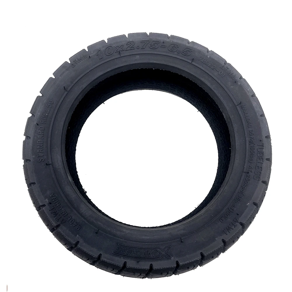Xuancheng 10x2.75-6.5 Tubeless Tire 10x2.70-6.5 255x70 Off-Road Vacuum Tyre for Electric Scooter 10 Inch Pneumatic Wheel Parts