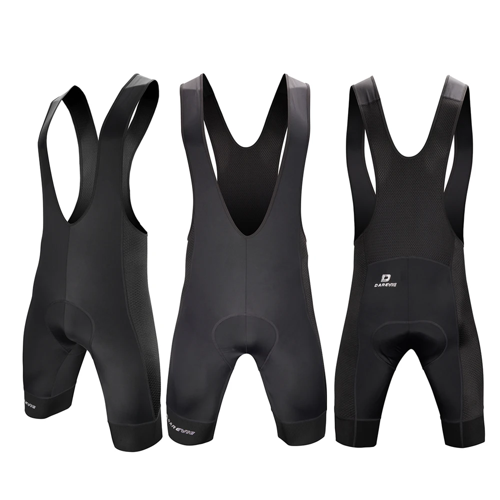 DAREVIE Cycling Bib Shorts 3D Gel Pad 6H Ride Men Cycling Shorts Downhill Pro Team Men Cycling Shorts Breathable 7CM Leg Gripper
