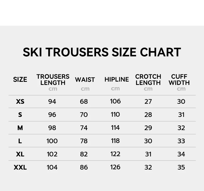 Winter Ski Pants Man Women Outdoor High Quality Windproof Waterproof Warm Snow Trousers Winter Ski Snowboarding Pants Splicing