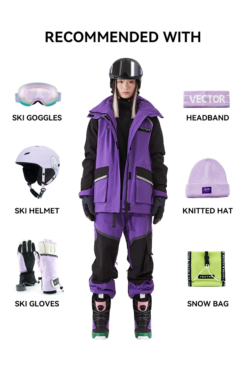 Winter Ski Pants Man Women Outdoor High Quality Windproof Waterproof Warm Snow Trousers Winter Ski Snowboarding Pants Splicing
