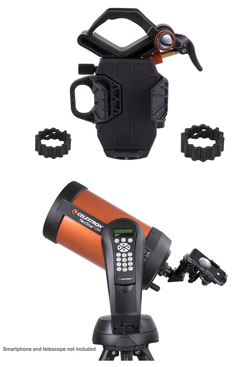 Celestron NexYZ 3-Axis Universal Smartphone Adapter Mobile Cell Phone Mount For Astronomical Telescope Binoculars Microscope
