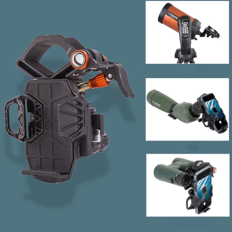 Celestron NexYZ 3-Axis Universal Smartphone Adapter Mobile Cell Phone Mount For Astronomical Telescope Binoculars Microscope