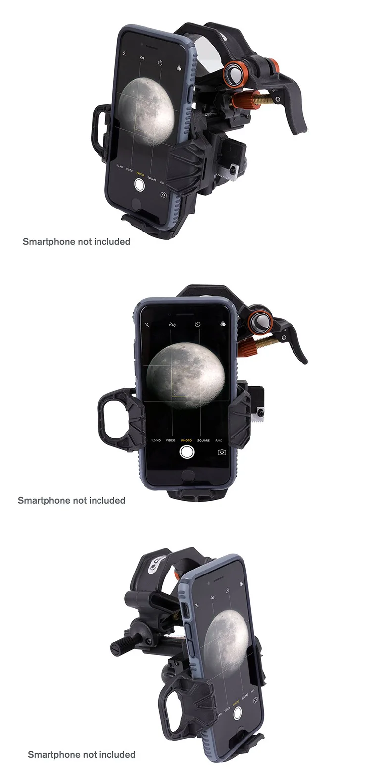 Celestron NexYZ 3-Axis Universal Smartphone Adapter Mobile Cell Phone Mount For Astronomical Telescope Binoculars Microscope