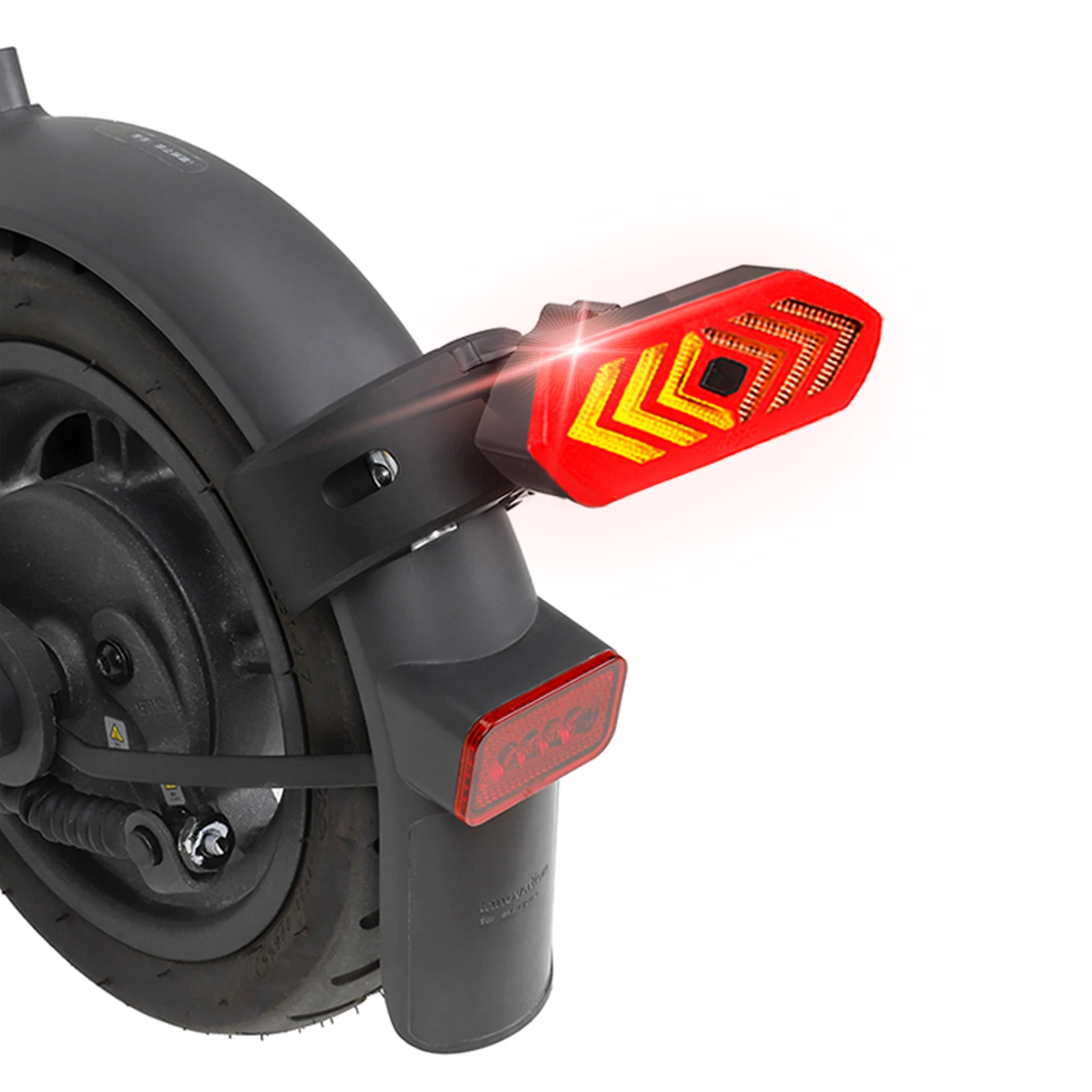 Ulip Turn Tail Light Parts For Electric Scooter/Bicycles/E-bikes Adjustable Rear Fender USB Rechargeable Turn Signal Accessories
