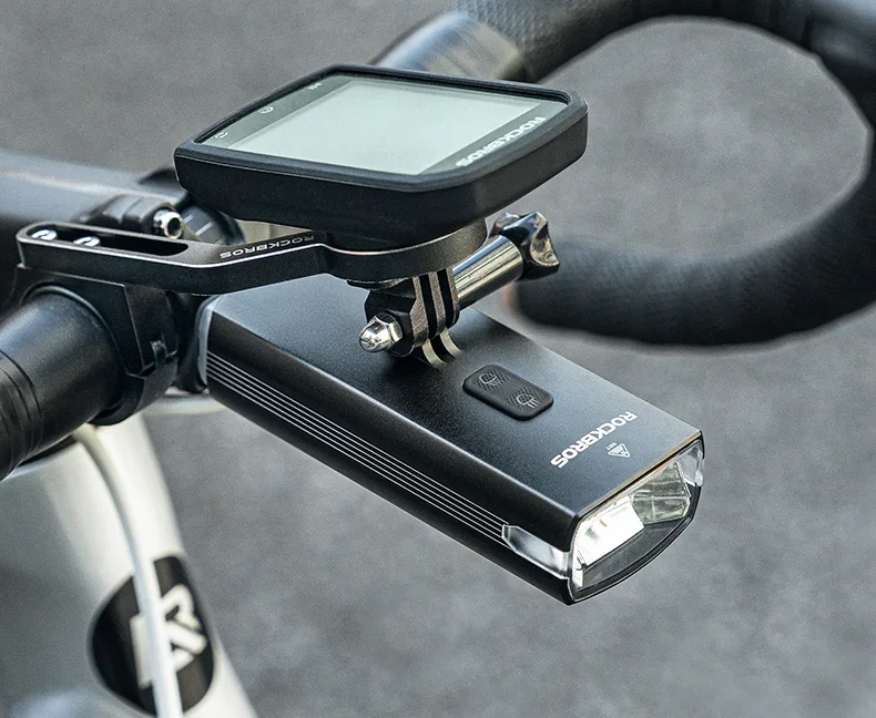 ROCKBROS Bike Light 3000LM 10000mAh Bicycle Front Light Flashlight High Brightness Type-C Bike Lamp Cycling Safety Front Lights