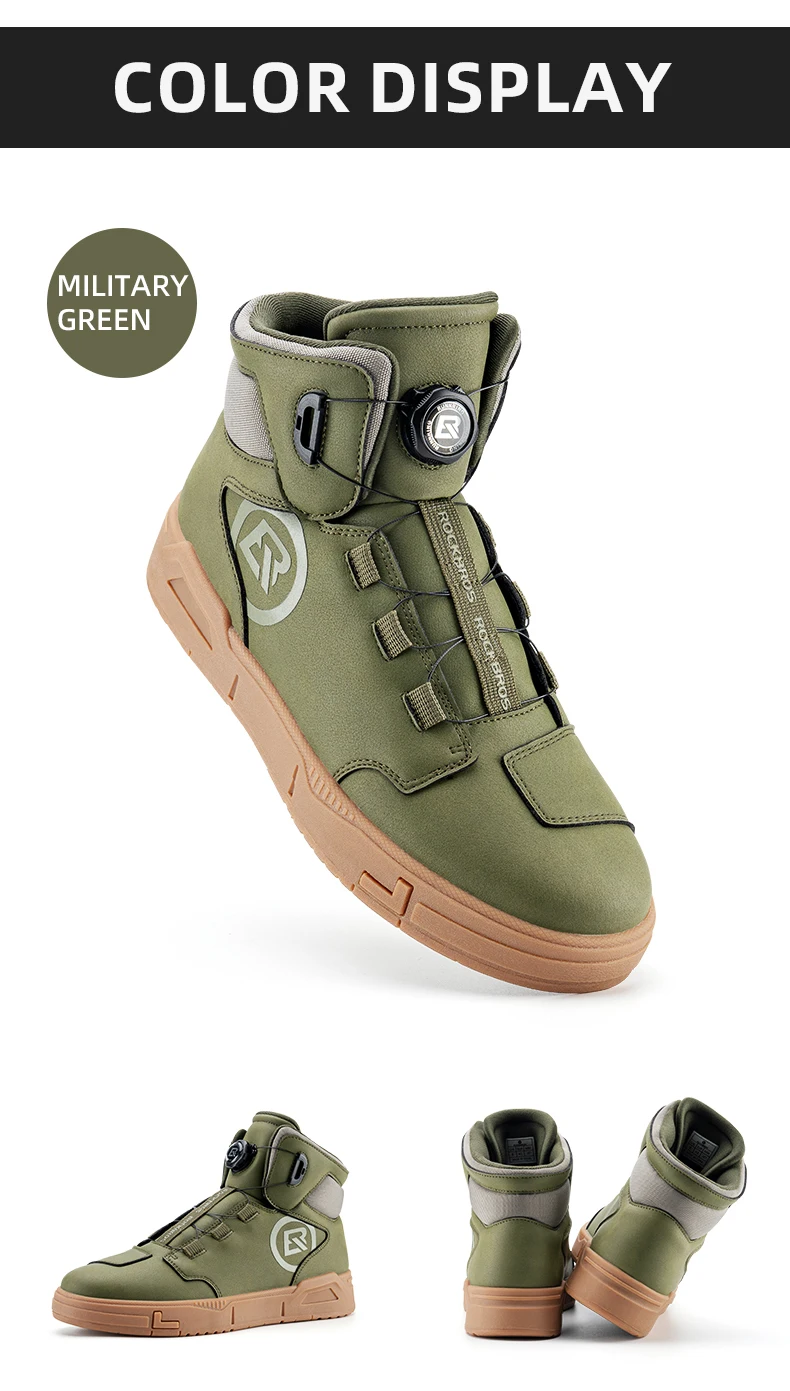 ROCKBROS Cycling Shoes Men Women Flat Boots Bicycle Motorcycle Shoes MTB Road Bike Casual Sports Footwear Hiking Bicycle Sneaker