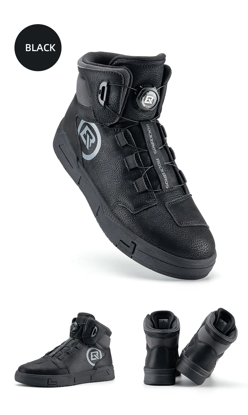 ROCKBROS Cycling Shoes Men Women Flat Boots Bicycle Motorcycle Shoes MTB Road Bike Casual Sports Footwear Hiking Bicycle Sneaker