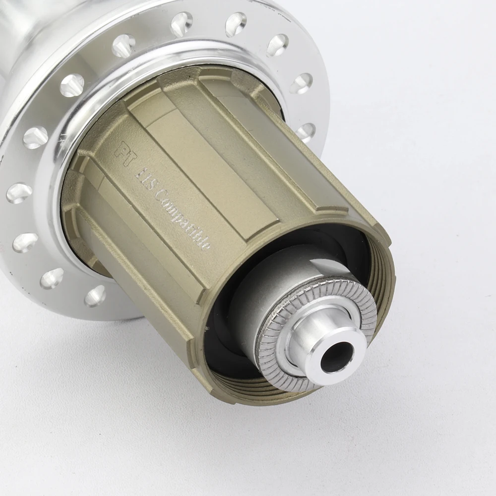 No Logo Road Bike QR Hub 28H 32H 36H Rim Brake Hubs 8/9/10/11S Front 9x100mm Rear 10x130mm Bicycle Quick Release Hub