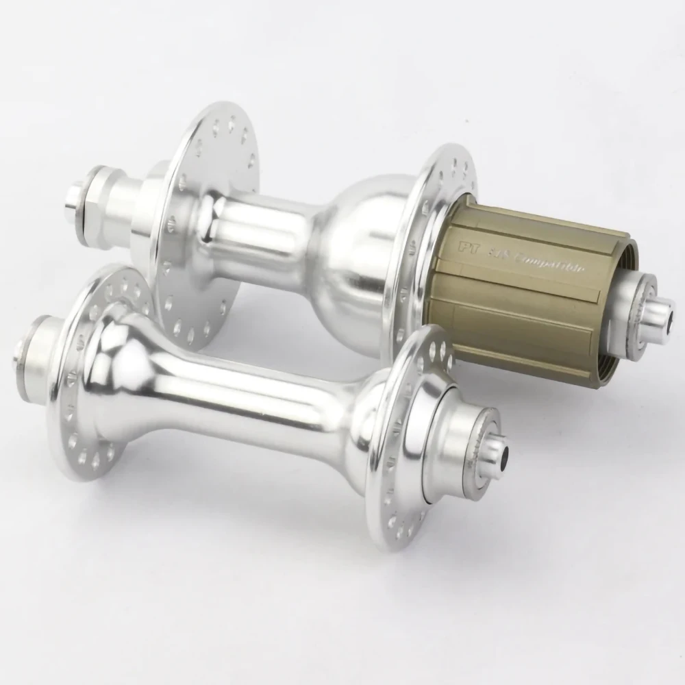 No Logo Road Bike QR Hub 28H 32H 36H Rim Brake Hubs 8/9/10/11S Front 9x100mm Rear 10x130mm Bicycle Quick Release Hub