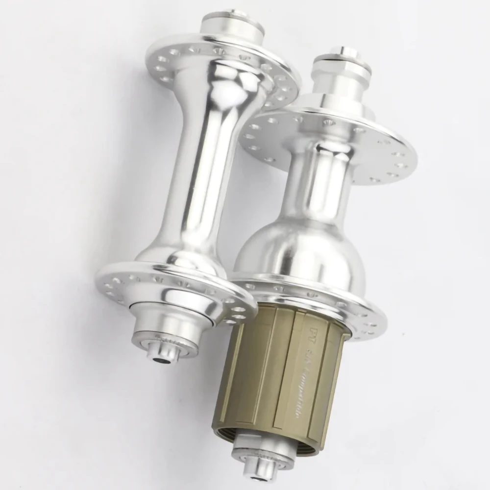 No Logo Road Bike QR Hub 28H 32H 36H Rim Brake Hubs 8/9/10/11S Front 9x100mm Rear 10x130mm Bicycle Quick Release Hub