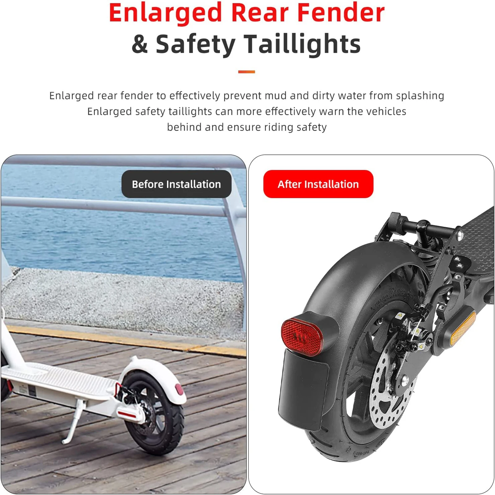 For Xiaomi M365 Pro Pro2 1S Electric Scooter Upgraded Rear Suspension Kit Rear Shock Absorber Shock Absorption Accessories Parts