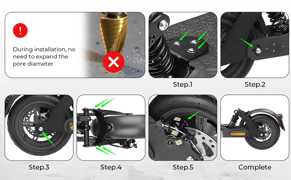 For Xiaomi M365 Pro Pro2 1S Electric Scooter Upgraded Rear Suspension Kit Rear Shock Absorber Shock Absorption Accessories Parts