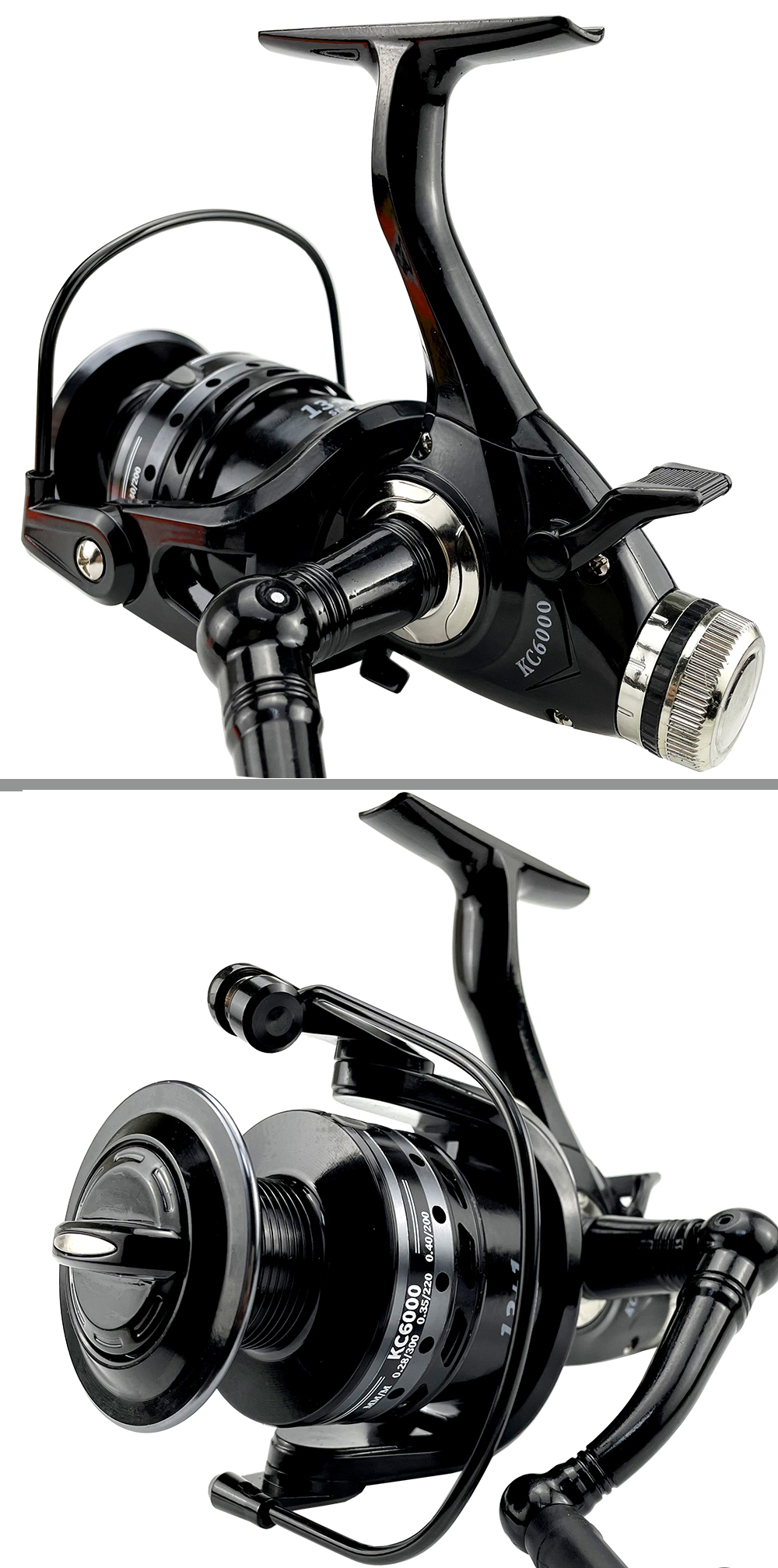 No Gapless Metal Body Freshwater and Seawater Dual Use Fishing Reel Big Pulling Drag 8KG Spinning Spool Left and Right Hand Swap
