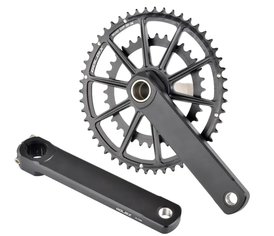 GOLDIX Road Bike Chainring 50-34T 52-36T 53-39T 10 11 12 Speed Double Chainwheel for SR Direct Mount 3-Bolt Crankset