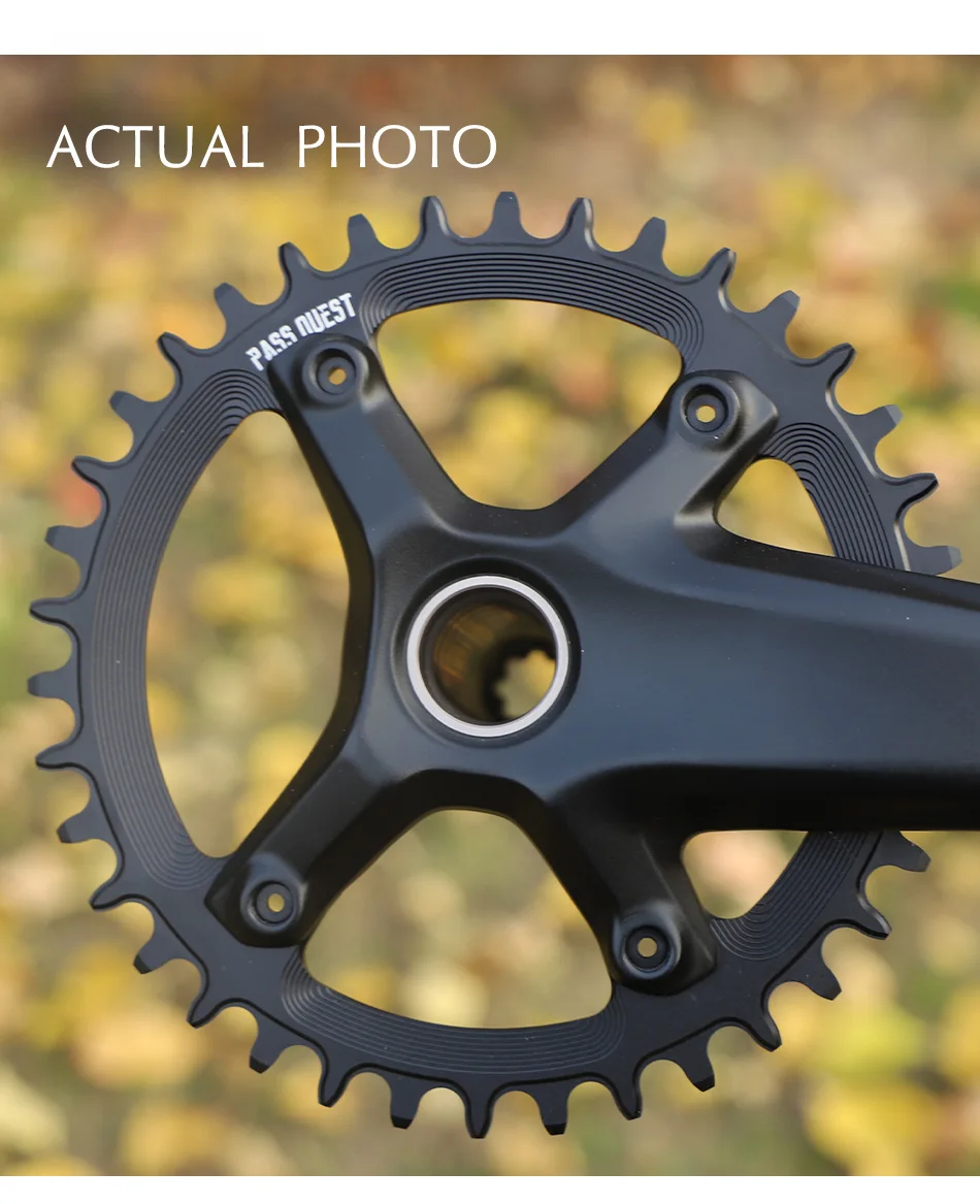PASS QUEST 110BCD Chainring 4-Bolt GRX Round/Oval 36T-52T Chain Wheel for SHIMANO GRX FC-RX810/FC-RX600 Crankset