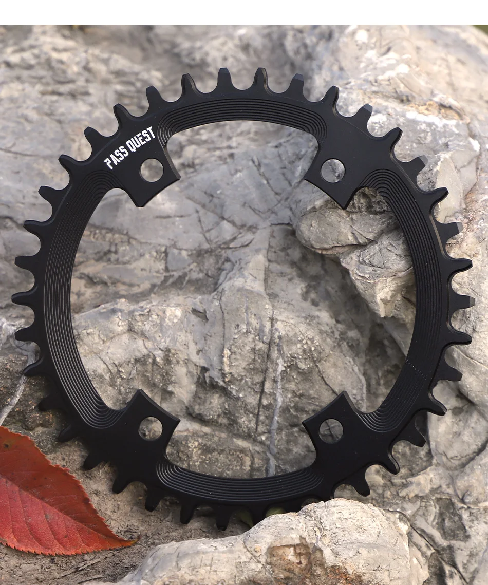 PASS QUEST 110BCD Chainring 4-Bolt GRX Round/Oval 36T-52T Chain Wheel for SHIMANO GRX FC-RX810/FC-RX600 Crankset