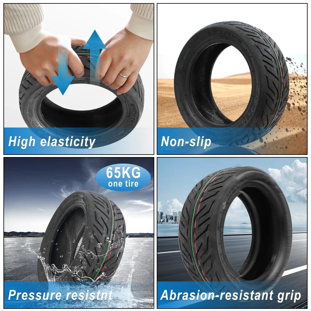10x3.00-6 Tubeless Tire for Kugoo M4 Pro For Zero 11X for Kaabo Wolf 10 Inch City Road Vacuum Tire 10x3 Inch Tyre Parts