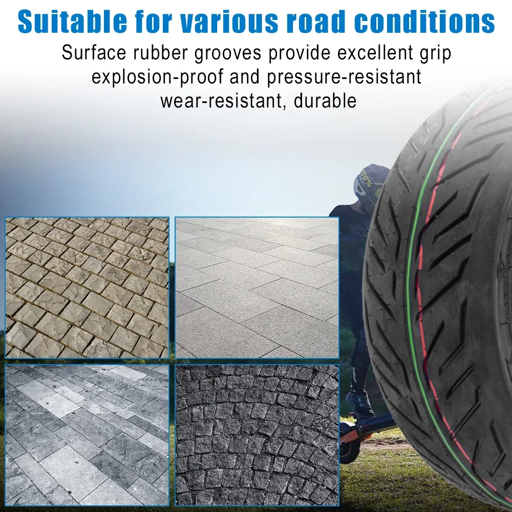 10x3.00-6 Tubeless Tire for Kugoo M4 Pro For Zero 11X for Kaabo Wolf 10 Inch City Road Vacuum Tire 10x3 Inch Tyre Parts
