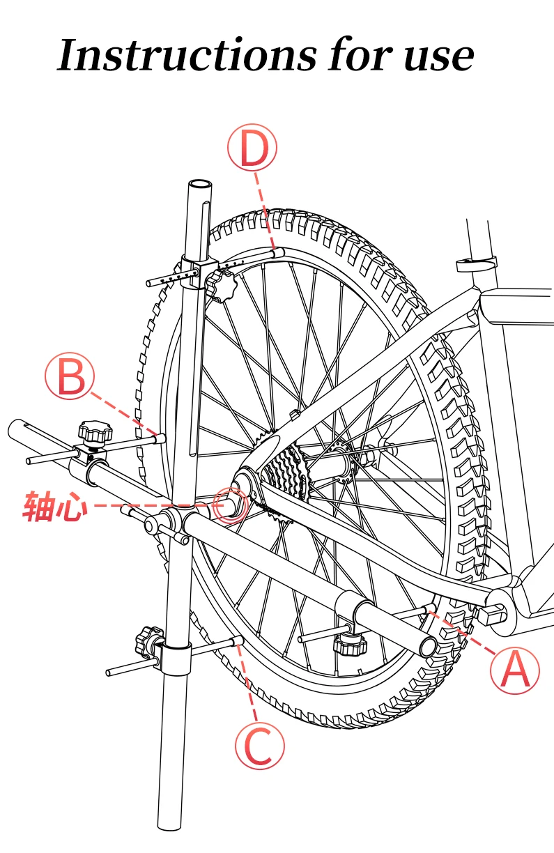 LEBYCLE Bicycle Derailleur Hanger Calibration Tool Bike Frame Tail Hook Straightener Tool Bike Derailleur Hanger Alignment Tool