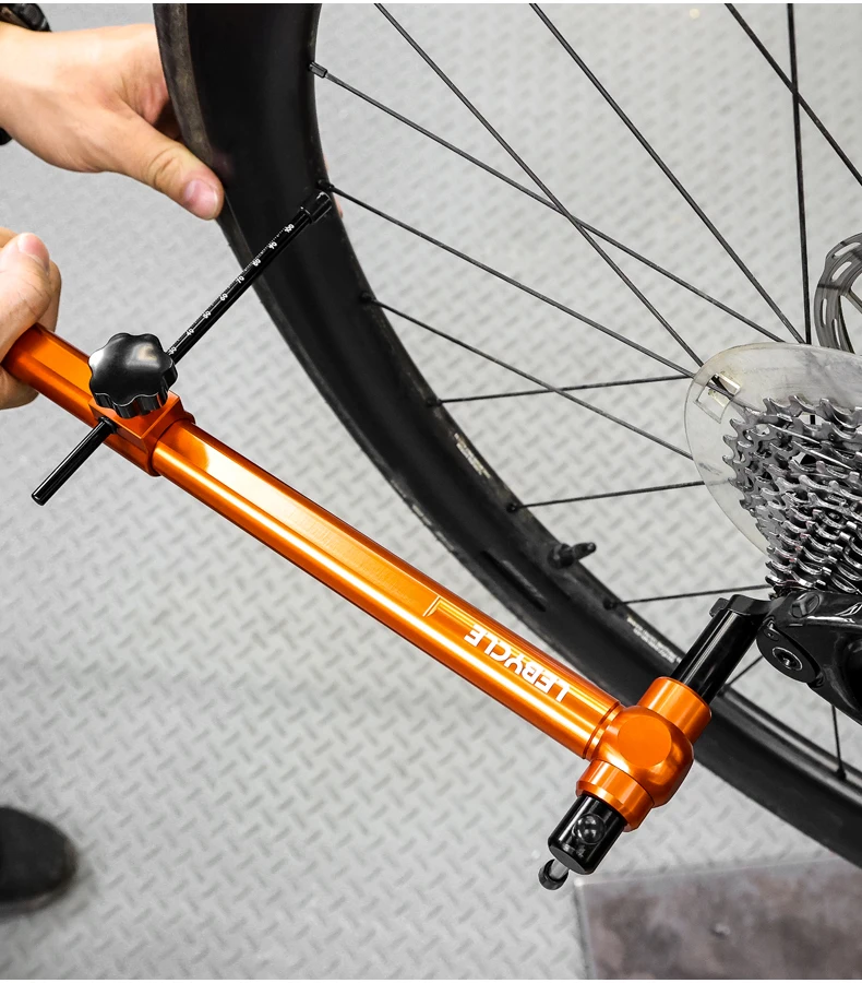 LEBYCLE Bicycle Derailleur Hanger Calibration Tool Bike Frame Tail Hook Straightener Tool Bike Derailleur Hanger Alignment Tool