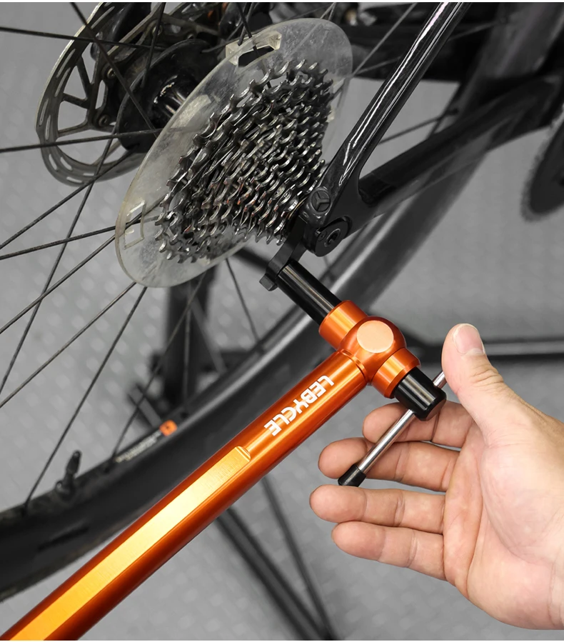 LEBYCLE Bicycle Derailleur Hanger Calibration Tool Bike Frame Tail Hook Straightener Tool Bike Derailleur Hanger Alignment Tool