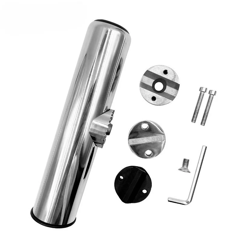 1PC Fishing Rod Holder Stainless Steel Fishing Rod Racks Bracket Hardware Stainless Steel Fishing Accessories Fishing Supplies