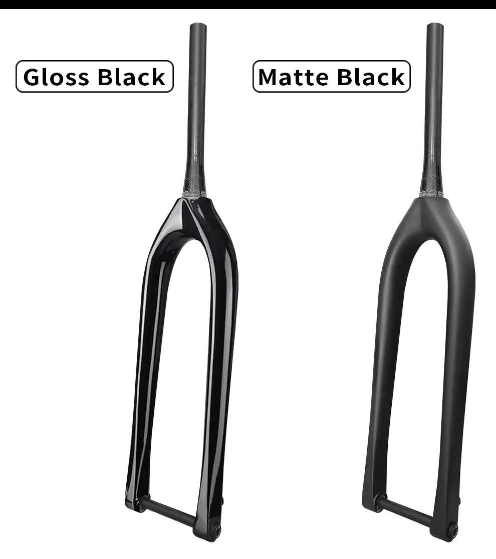 BXT 29er Carbon MTB Fork Boost 110*15mm Disc Brake Bike Fork 29'inch Tapered 1-1/8 To 1-1/2 Thru Axle Fork