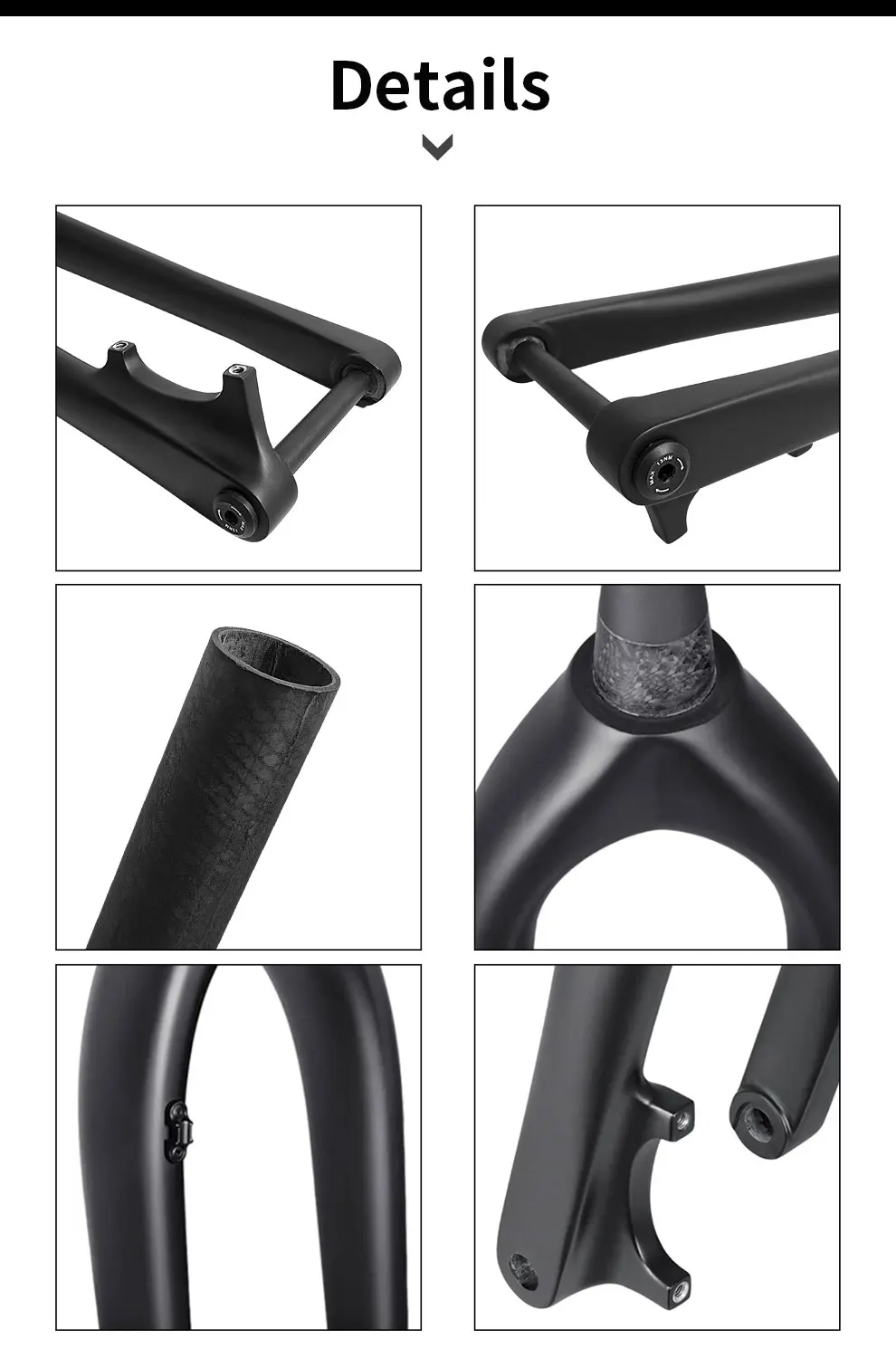 BXT 29er Carbon MTB Fork Boost 110*15mm Disc Brake Bike Fork 29'inch Tapered 1-1/8 To 1-1/2 Thru Axle Fork