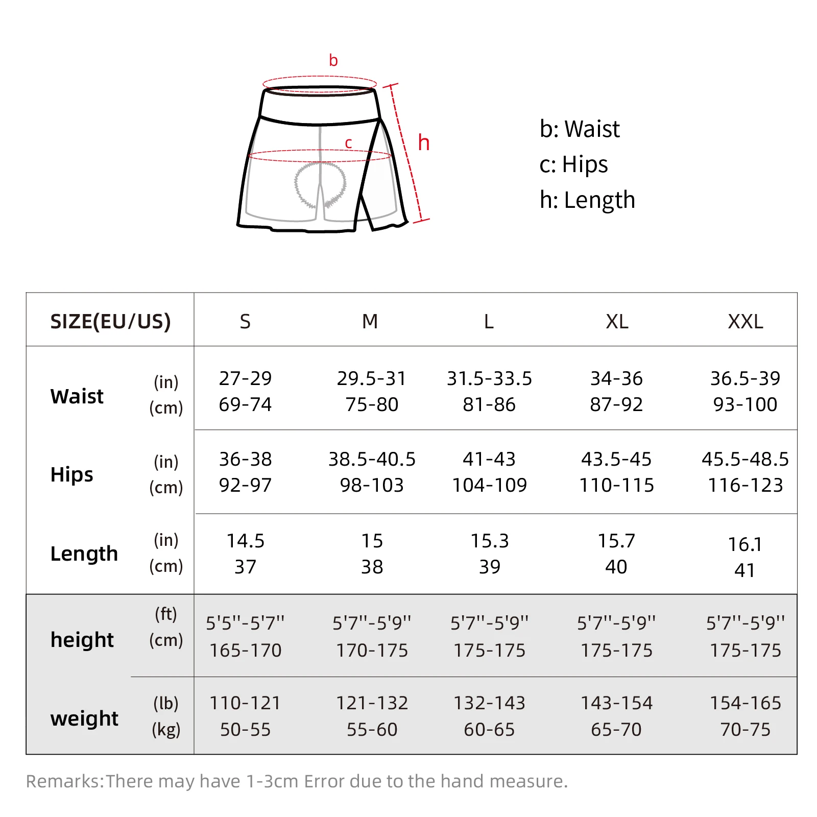 ARSUXEO Women's Cycling Shorts Bicycle Summer Casual Workout Padded Pockets Tennis Golf Culottes Yoga Fitness Shorts Skirts D315