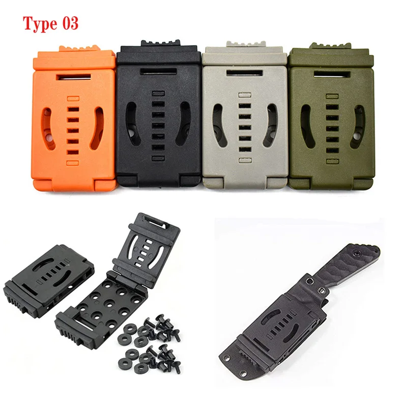 5/10CPS Hunting Kydex Waist Clip Tek Lok Belt Loops Belt Clip For Knife Kydex Sheath/Holster K Sheath Scabbard Gun Holster Clip