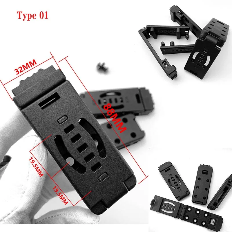 5/10CPS Hunting Kydex Waist Clip Tek Lok Belt Loops Belt Clip For Knife Kydex Sheath/Holster K Sheath Scabbard Gun Holster Clip