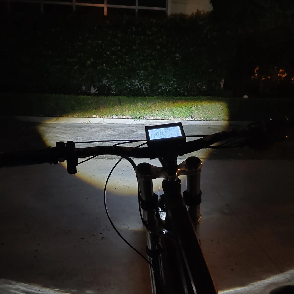 EBKE electric bicycle12V headlight conversion system 12V dedicated headlights rear lights brake lights turn signal horn