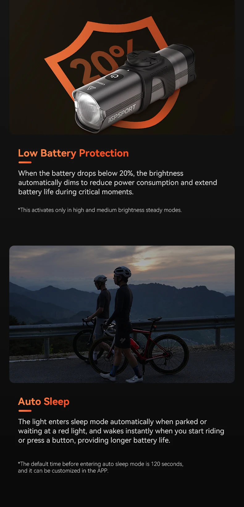 iGPSPORT VS800S Smart Bike Front Light 800 Lumen MTB Road Bike Lamp Headlight Cycling Flashlight Lantern Bike Accessories