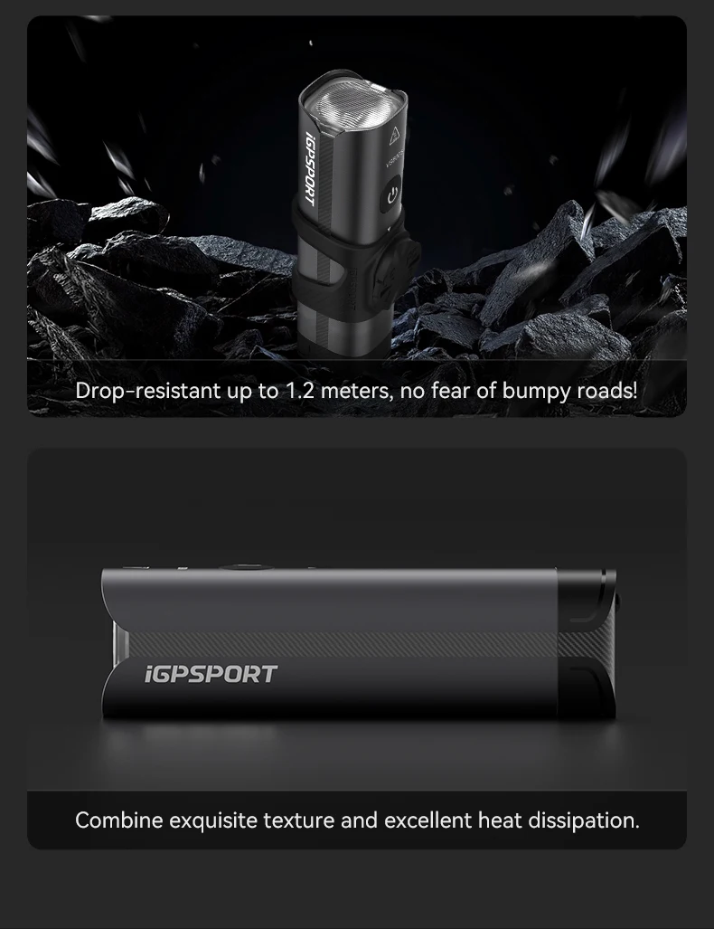 iGPSPORT VS800S Smart Bike Front Light 800 Lumen MTB Road Bike Lamp Headlight Cycling Flashlight Lantern Bike Accessories