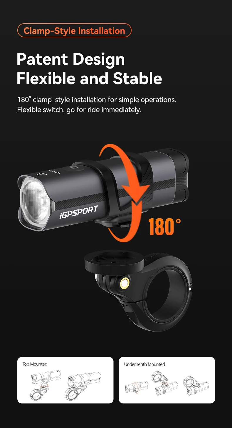 iGPSPORT VS800S Smart Bike Front Light 800 Lumen MTB Road Bike Lamp Headlight Cycling Flashlight Lantern Bike Accessories