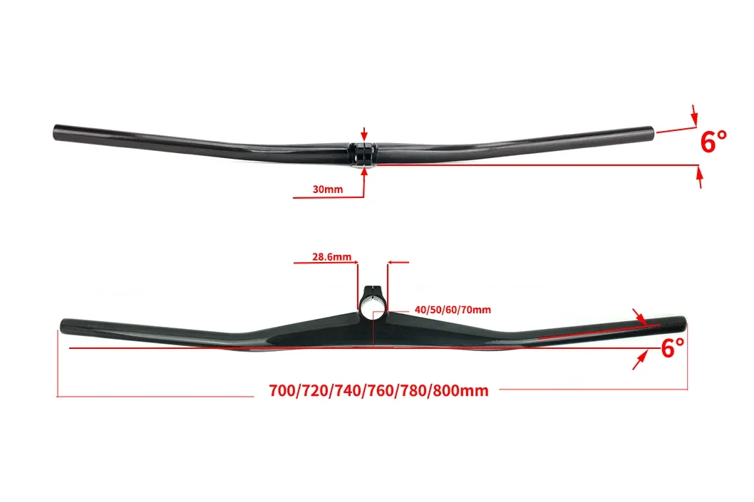 SYNCROS UD Carbon Integrated MTB Cockpit Handlebar, Bicycle Riser, MTB Titanium Screw, 2 Degree, 40mm, 50mm, 60mm, 70mm