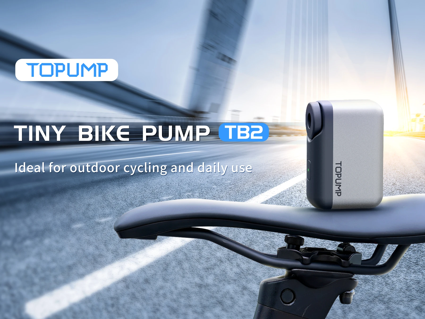 TB2 Mini Bicycle Pump Tire Inflator 120PSI Max Rechargeable Battery Cycling Bike Accessories Schrader Presta Valve Tiny Pump