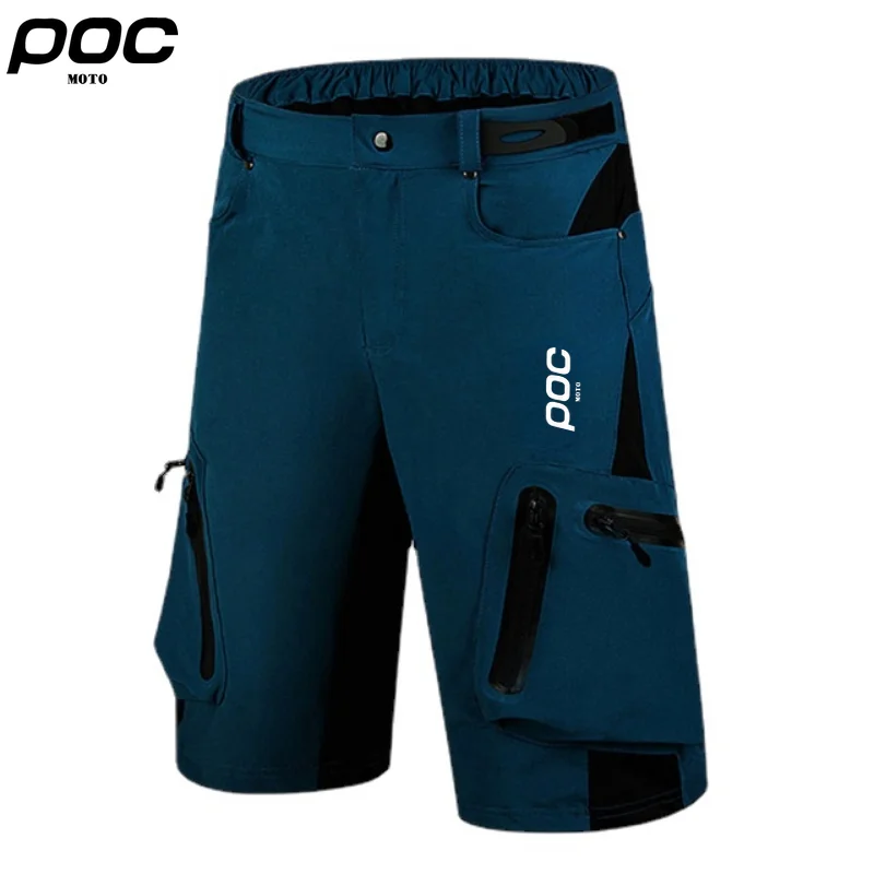 2022 Cycling Moto POC Team Defend MTB Short Pants Ride Mountain Bike Shorts Motocross Bmx XC Pant Bicycle Trousers Breathable