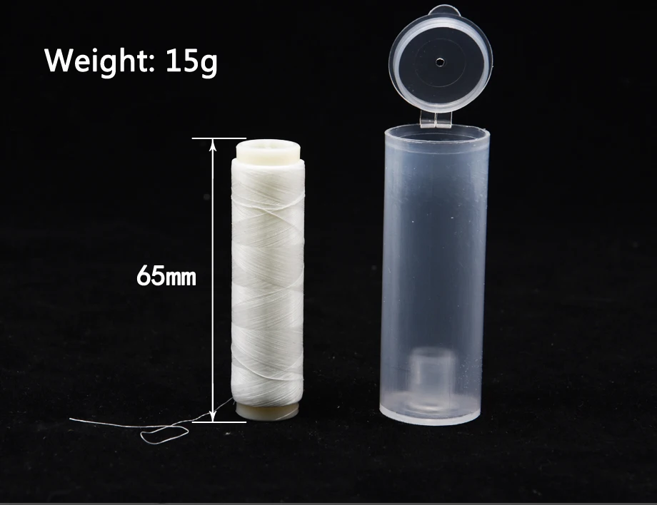 JYJ 20pcs/lot PJ1/2/3/4/5 High Tensile Polyester Bait Elastic Thread Spool Sea Fishing bait elastic fishing line Bait