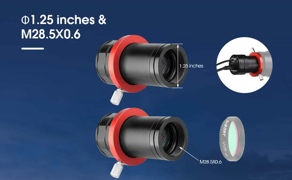 Svbony SV905C Telescope Guiding Cameras 1.25" with CMOS Sensor for Astrophotography