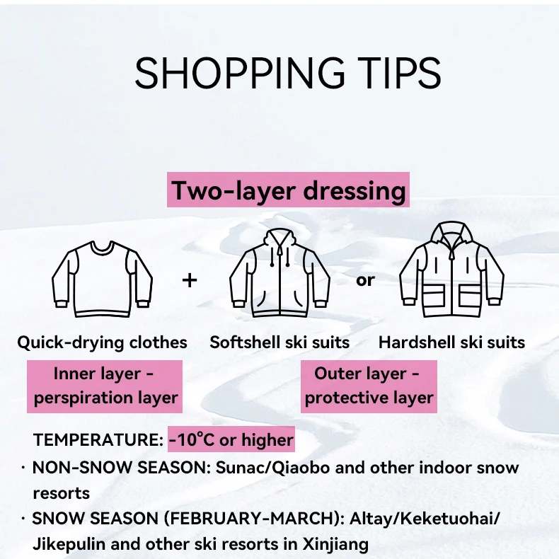 VECTOR Men and Women Divided Cotton Ski Jacket Windproof and Waterproof Outdoor Skiing and Other Autumn/winter Outdoor Activitie