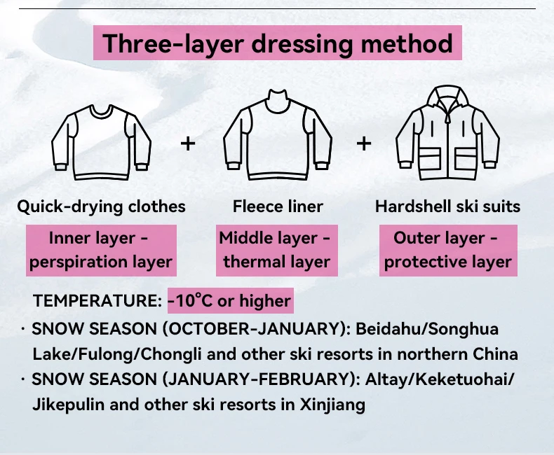 VECTOR Men and Women Divided Cotton Ski Jacket Windproof and Waterproof Outdoor Skiing and Other Autumn/winter Outdoor Activitie