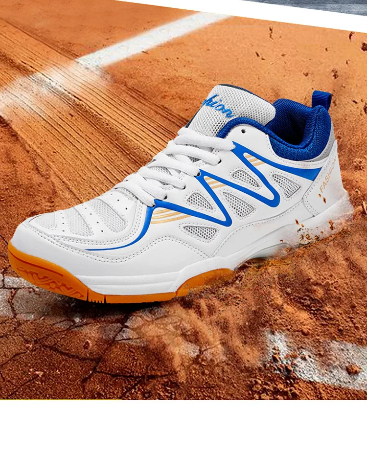 New Professional Tennis Shoes for Men Women Breathable Badminton Volleyball Shoes Indoor Sport Training Sneakers Tennis Big Size